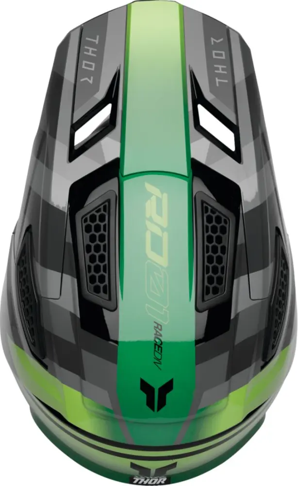 THOR - HELMET FLEET CAMBER BK/GN XS - 01109399