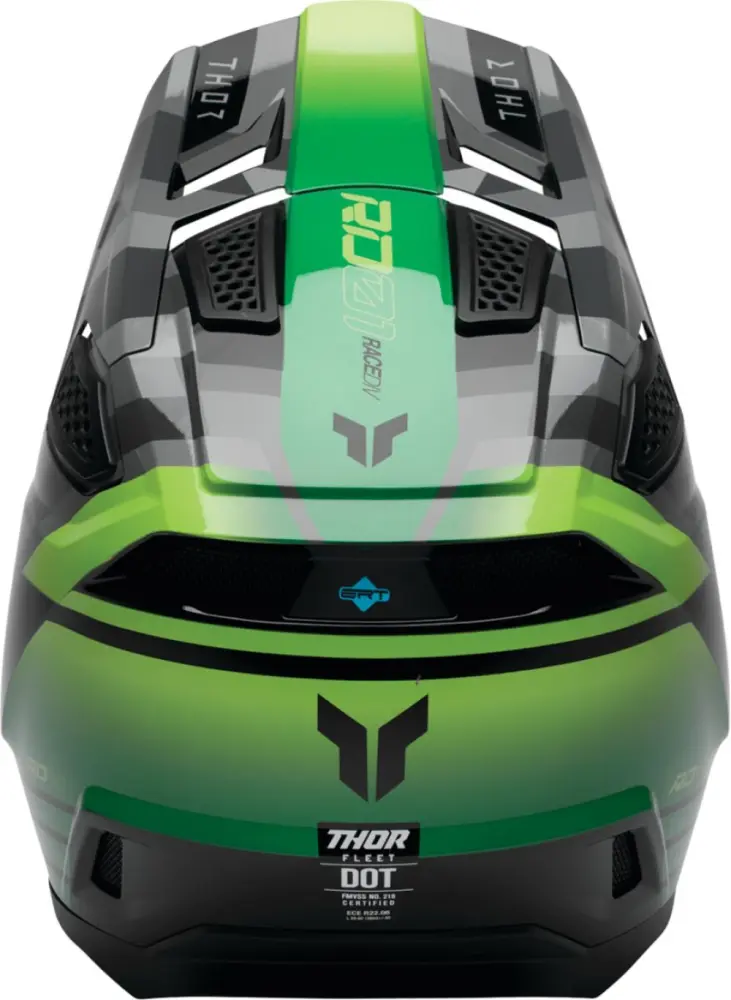 THOR - HELMET FLEET CAMBER BK/GN LG - 01109402