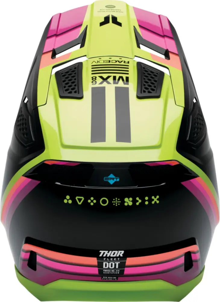 THOR - HELMET FLEET DEFY BK/AC MD - 01109425