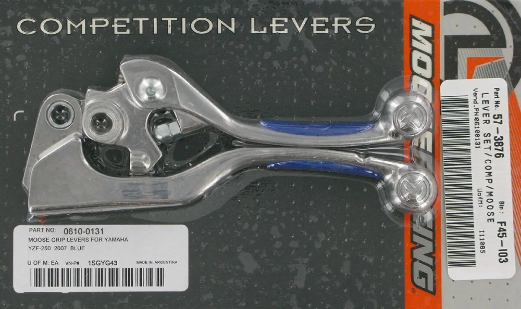 MOOSE OFFROAD HARD-PARTS - LEVER COMP SET BLU YZ - 06100131