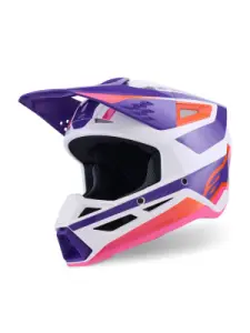 ALPINESTARS(MX) - HELMET SM3 HEAT WHT/PU/PINK