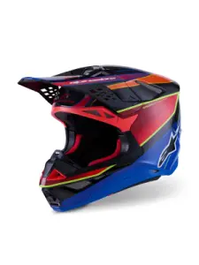 ALPINESTARS(MX) - HELMET S-M10 ERA BLUE/RED/YL
