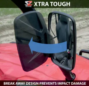 MOOSE OFFROAD FOUR WHEEL - MIRRORS SIDE VIEW 1.5 - 06401086