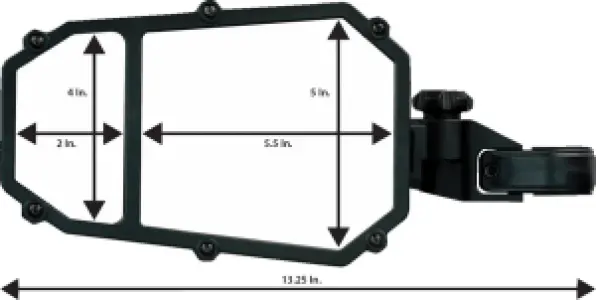 MOOSE OFFROAD FOUR WHEEL - MIRROR SIDE W/BLNDSPT MSE - 06401687