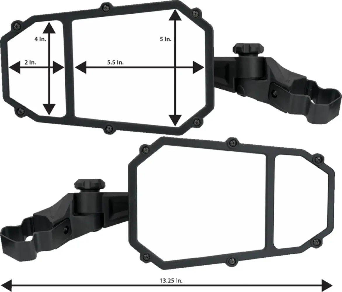 MOOSE OFFROAD FOUR WHEEL - MIRROR SIDE ELITE PRO PR - 06401689
