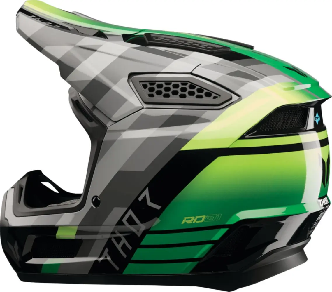 THOR - HELMET FLEET CAMBER BK/GN MD - 01109401