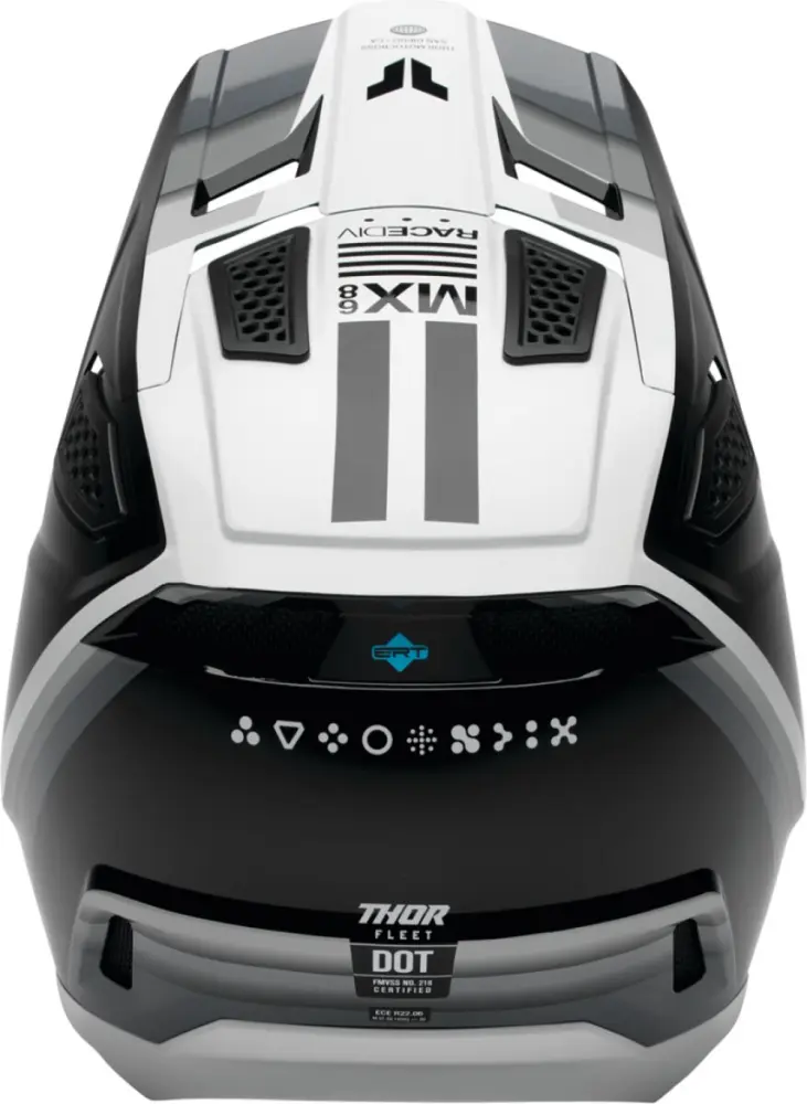 THOR - HELMET FLEET DEFY BK/WH XS - 01109429