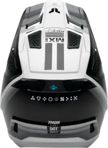 THOR - HELMET FLEET DEFY BK/WH LG - 01109432