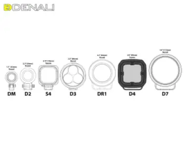 DENALI - D4 LIGHT POD W/DATADIM - 20012949