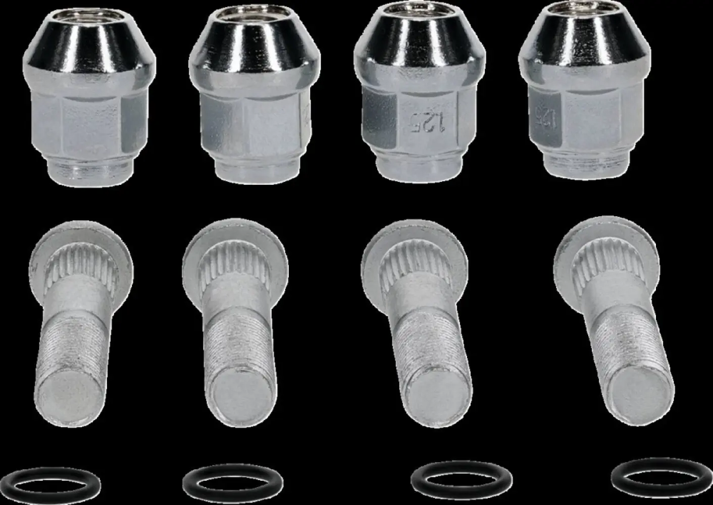 MOOSE OFFROAD HARD-PARTS - WHEEL STUD/NUT KIT MOOSE - 02131269