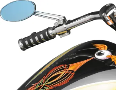 DRAG SPECIALTIES - BLUE STEALTH II MIRROR - DS302167