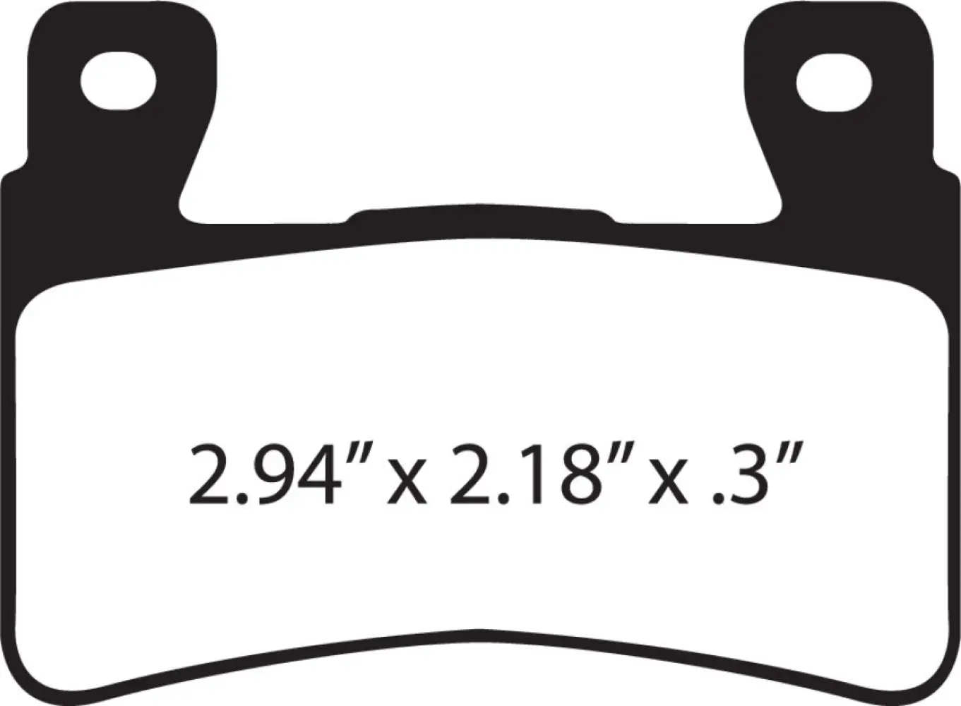 EBC - BRAKE PAD SINTERED HH - FA296HH