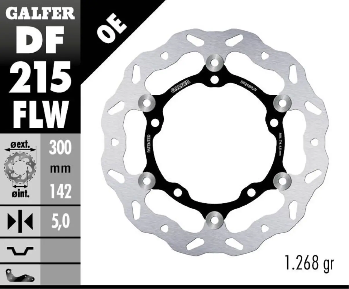 GALFER - BRAKE DISC FLOAT WAVE - 17104100