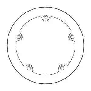 MOTO-MASTER - BRAKE DISC HALO MUD REAR BMW - 17104694