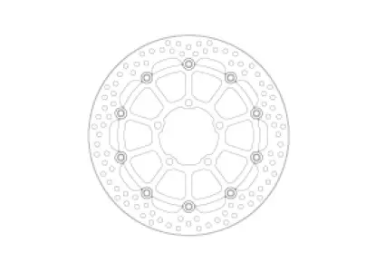 MOTO-MASTER - BRAKE DISC HALO FLOAT FT - 17104881