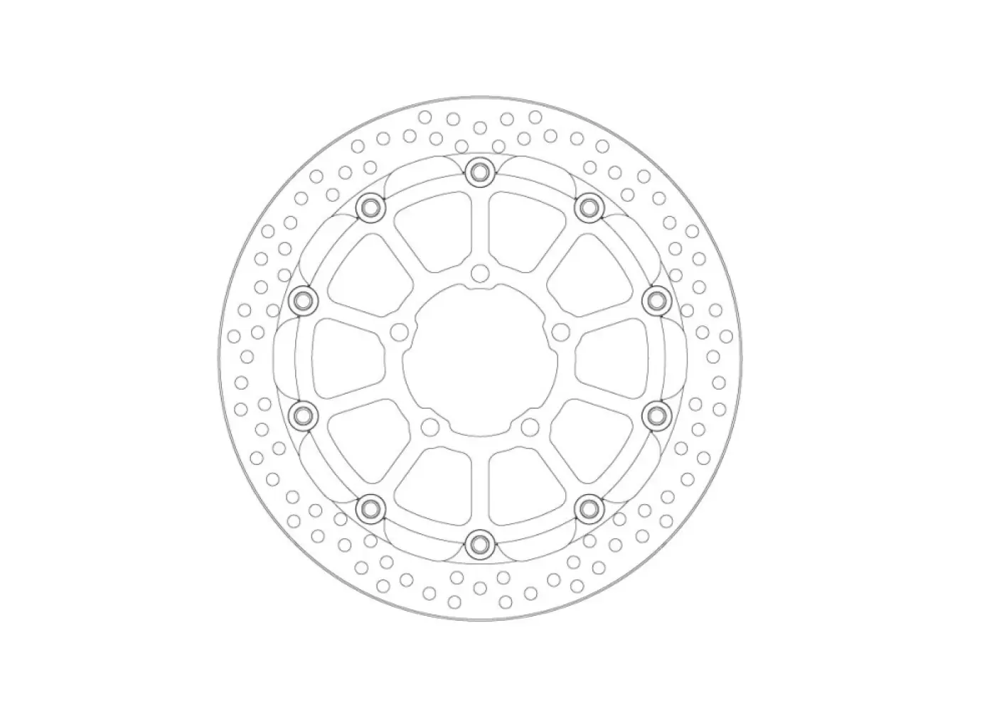 MOTO-MASTER - BRAKE DISC HALO RACING FT  - 17104885