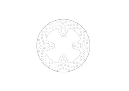 MOTO-MASTER - BRAKE DISC HALO REAR - 17104889