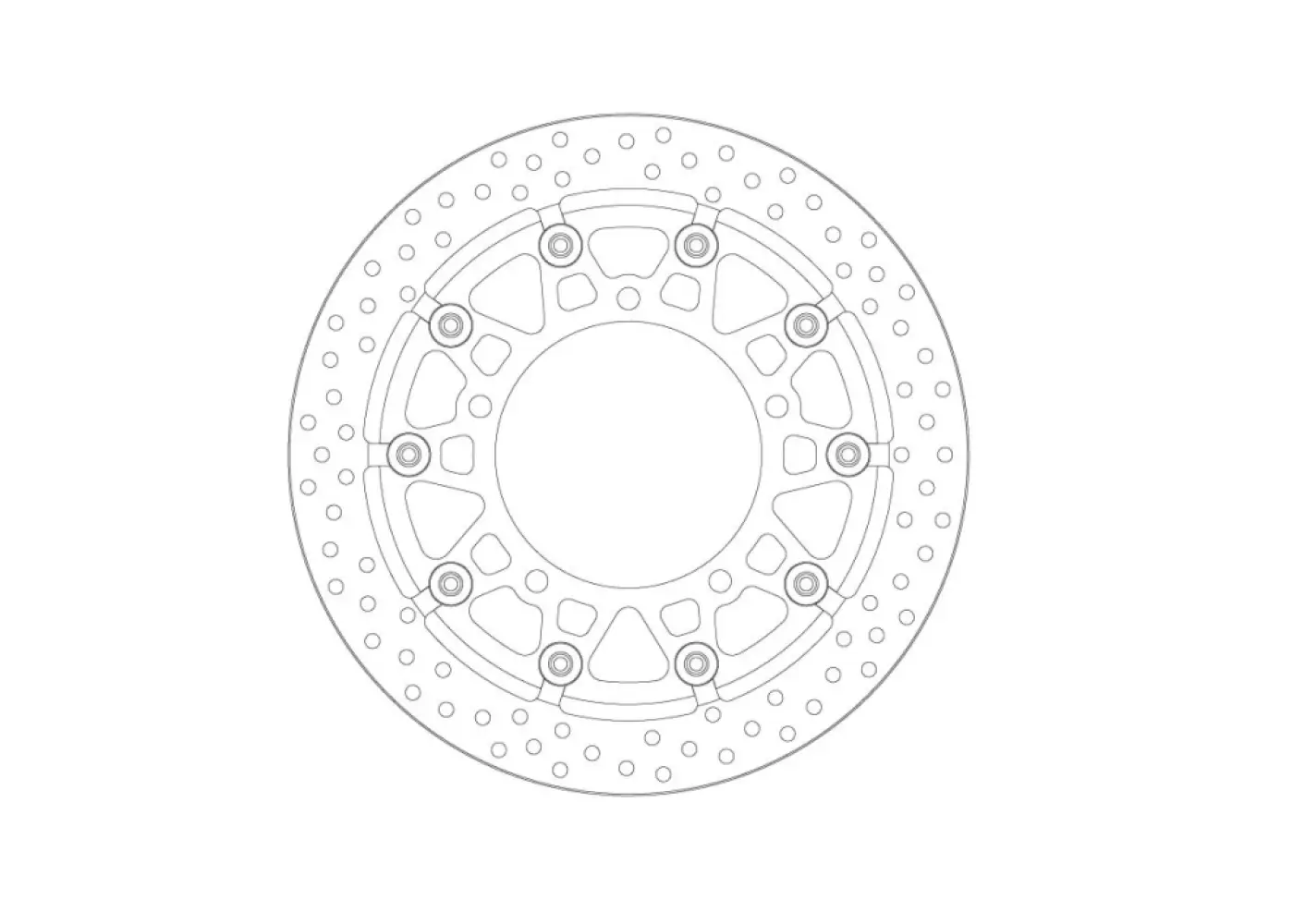 MOTO-MASTER - BRAKE DISC HALO T-FLOATER FT - 17104892