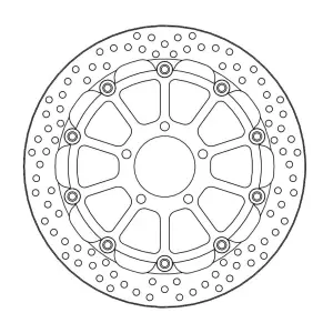 MOTO-MASTER - BRAKE DISC HALO RACE FRONT GSX - 17104901