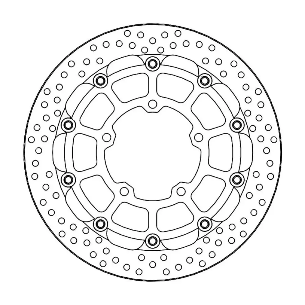 MOTO-MASTER - BRAKE DISC HALO FRONT HAYBUSA  - 17104900