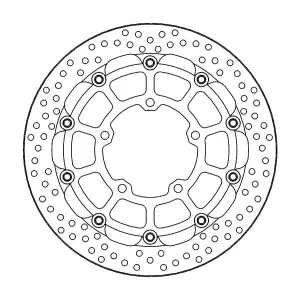 MOTO-MASTER - BRAKE DISC HALO FRONT HAYBUSA  - 17104900