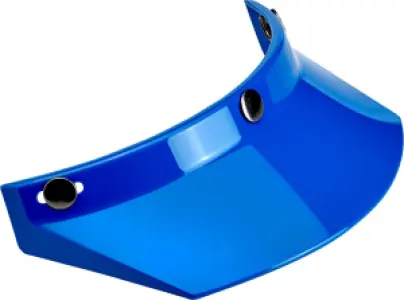 BILTWELL - VISOR MOTO 3 SNAP BLUE - 01321138