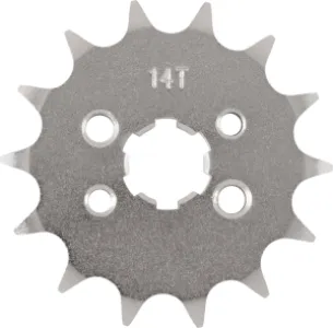 MOOSE OFFROAD HARD-PARTS - FRONT SPROCKET - DERBI - 14T - 12122279