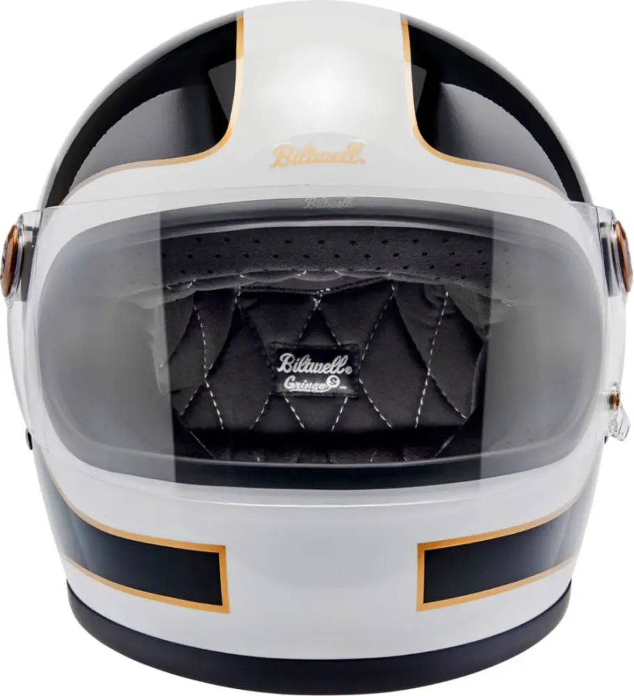 BILTWELL - HELMET GRINGO S WH/BLK 2X - 010116614