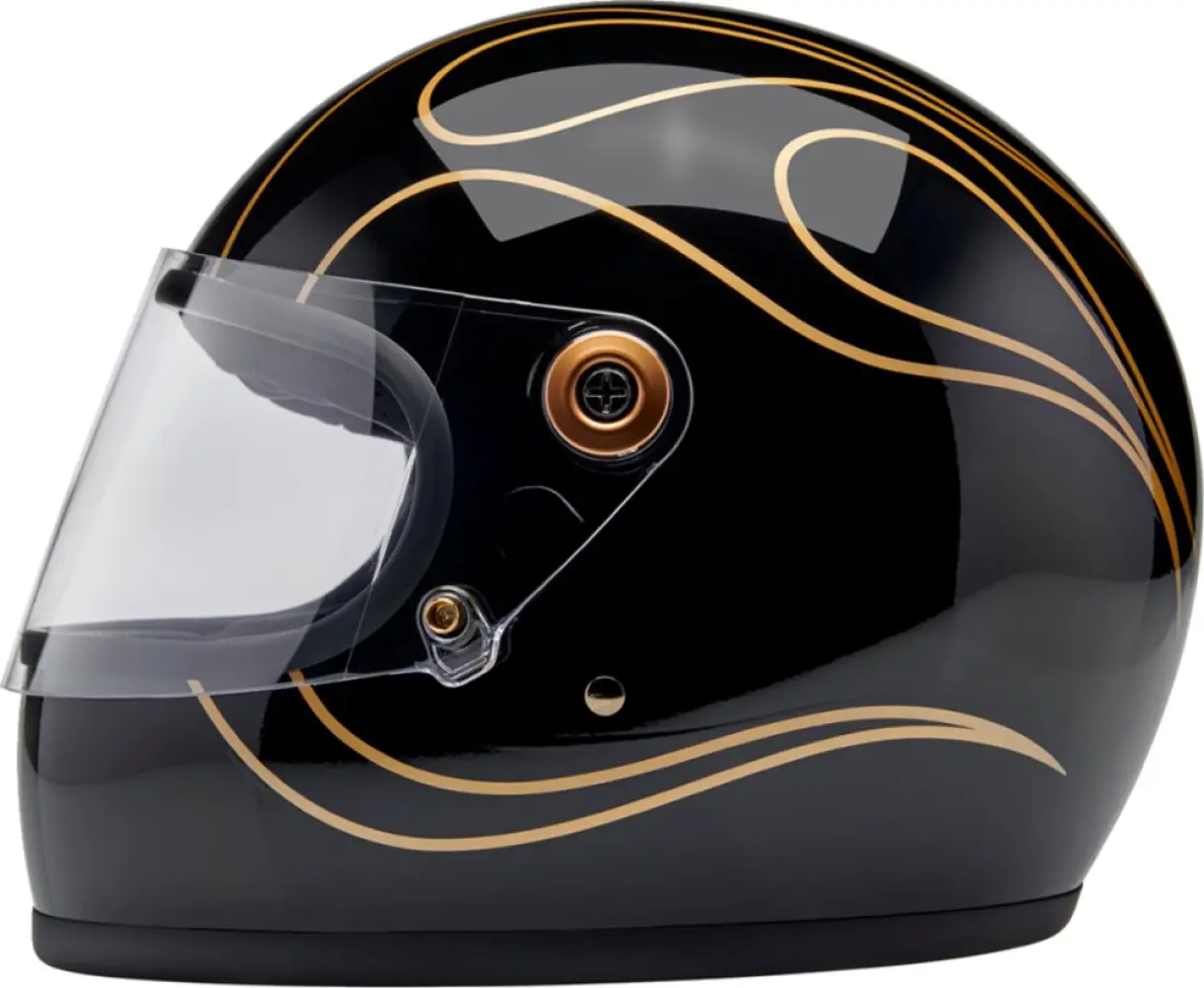 BILTWELL - HELMET GRINGO S GLOSS BLACK FL - 010116619