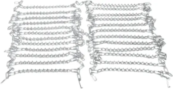 MOOSE OFFROAD- SNOW - TIRE CHAINS 11VBAR MOOSE - 03660002