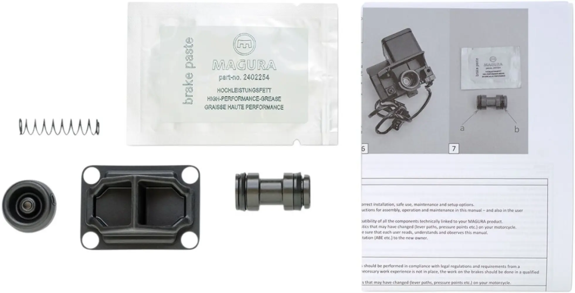 MAGURA - 285|286 - BRAKE PISTON KIT Ø 1 - 06170358