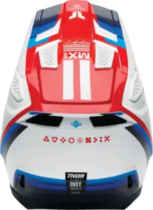 THOR - HELMET FLEET DEFY WH/RD/BL MD - 01109443