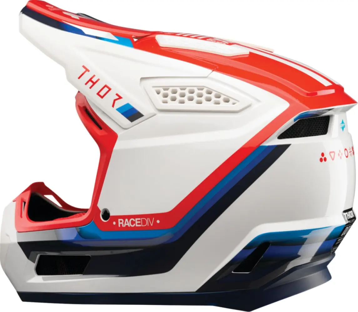 THOR - HELMET FLEET DEFY WH/RD/BL XL - 01109445