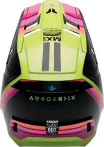 THOR - HELMET FLEET YTH DEFY BK/AC M - 01111760