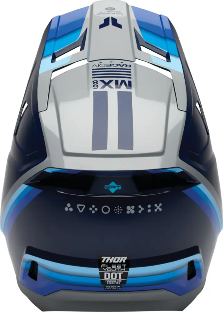 THOR - HELMET FLEET YTH DEFY BL/GY S - 01111762