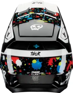 THOR - HELMET FLEET YTH SPLAT BLACK M - 01111766