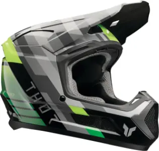 THOR - HELMET FLEET YTH CAMBER BK/GN - 01111768