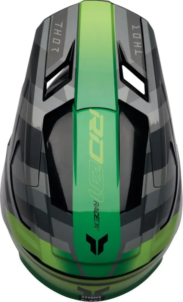 THOR - HELMET FLEET YTH CAMBER BK/GN  - 01111768