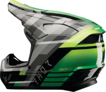 THOR - HELMET FLEET YTH CAMBER BK/GN  - 01111769