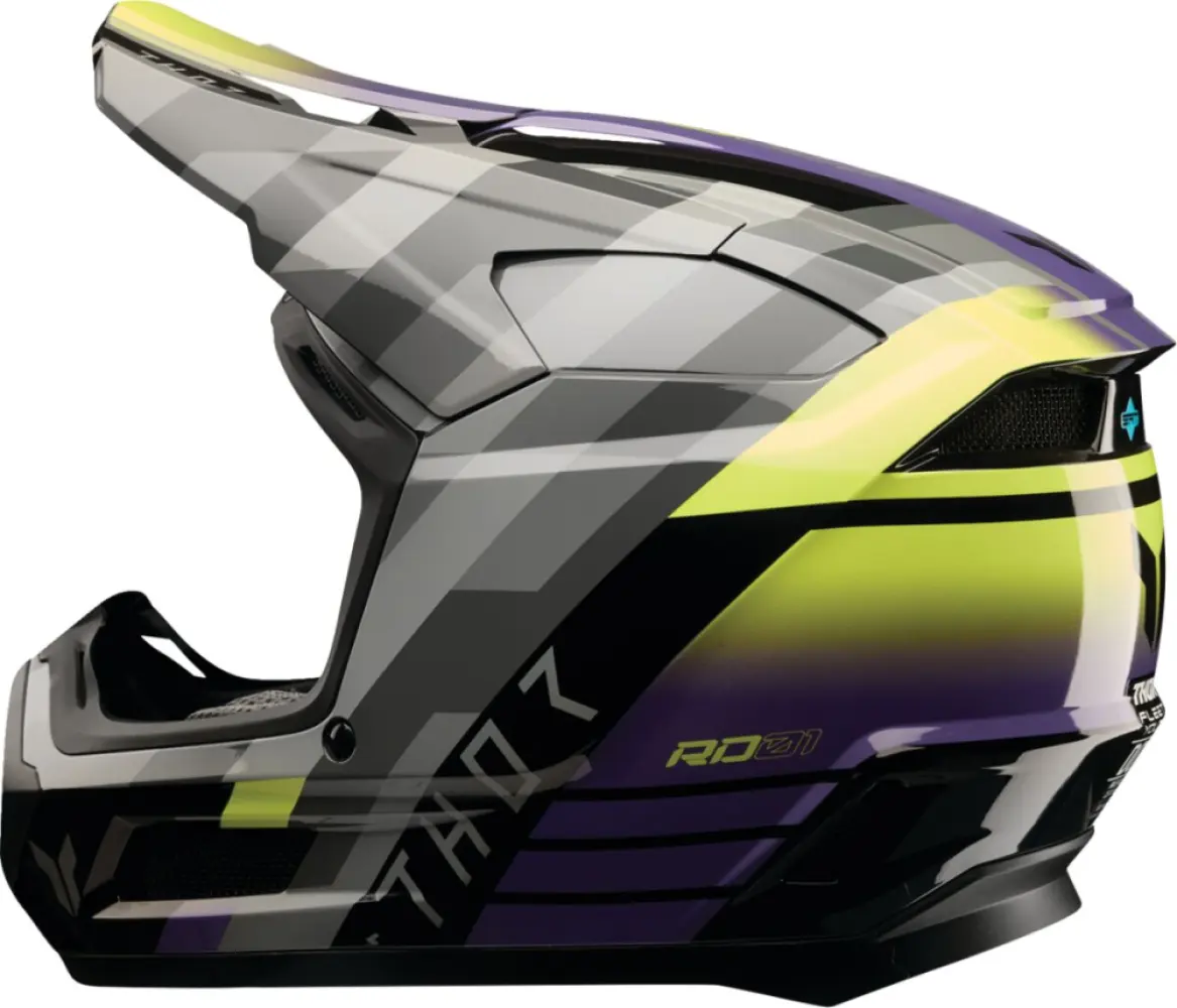 THOR - HELMET FLEET YTH CAMBER BK/PU  - 01111773