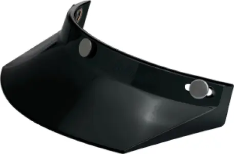 BILTWELL - VISOR MOTO 3SNAP BLK - 01321009