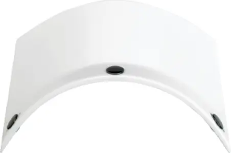 BILTWELL - VISOR MOTO 3SNAP WHT - 01321010
