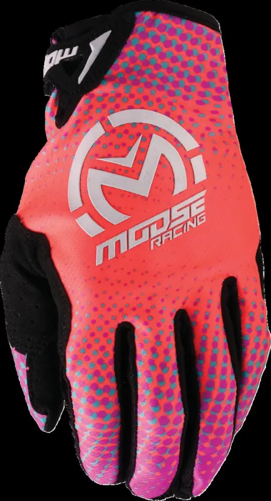 MOOSE OFFROAD SOFT-GOODS - GLOVE SX1 PINK/PURPLE/TEAL MD - 33308073