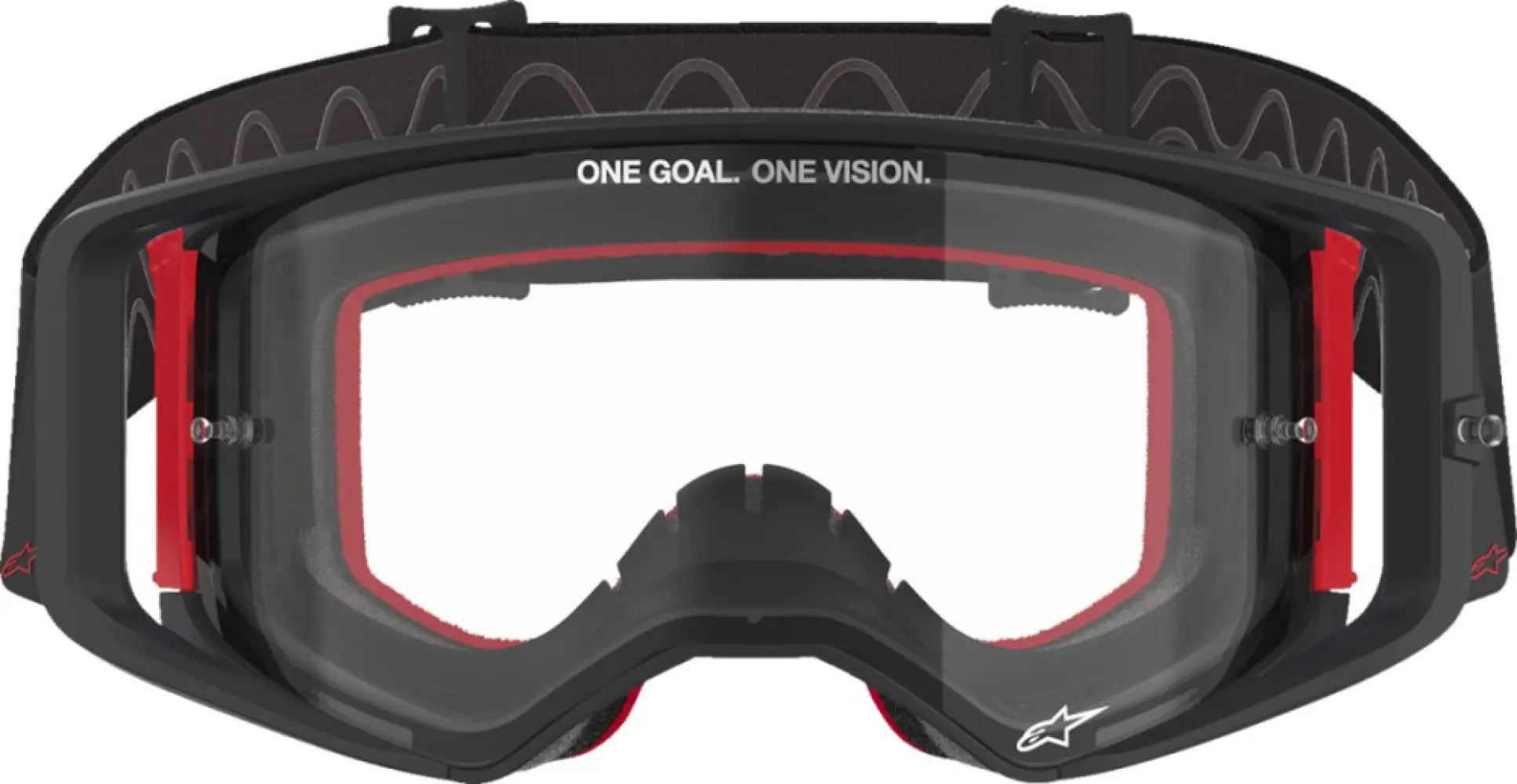 ALPINESTARS GOGGLES - GOGGLE SUPERTECH CORP BLK/RED  - 26013882