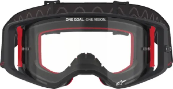 ALPINESTARS GOGGLES - GOGGLE SUPERTECH CORP BLK/RED  - 26013882