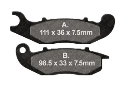 EBC - BRAKE PAD SINTERED HH FT RIGHT - 17214003