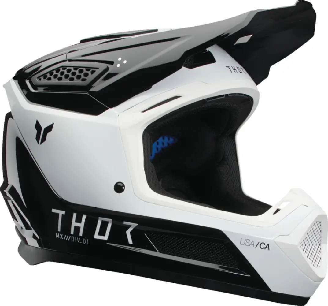 THOR - HELMET FLEET STORM BK/WH LG - 01108913