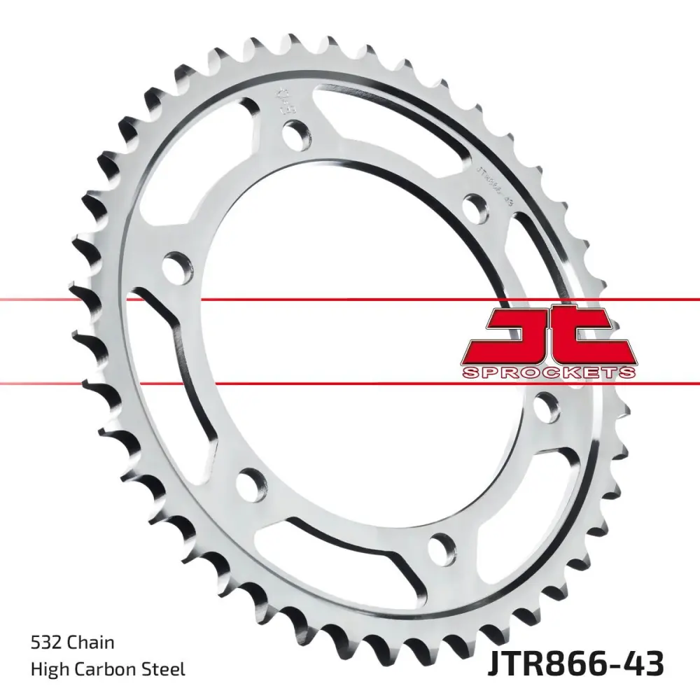 JT SPROCKETS - SPROCKET REAR 43T 532 - 12101088