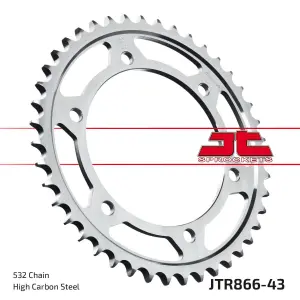 JT SPROCKETS - SPROCKET REAR 43T 532 - 12101088