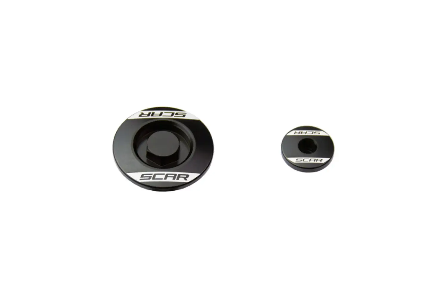 SCAR RACING - ENGINE PLUG KXF BLACK - 09402252